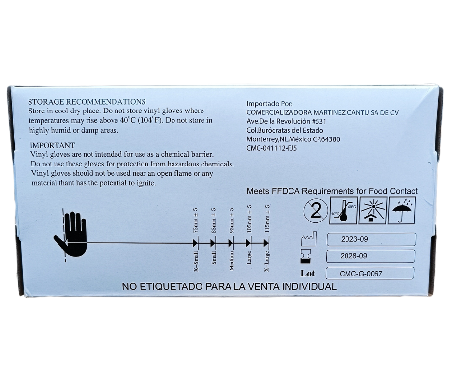 GUANTE NITRILO NEGRO MCGLOVES